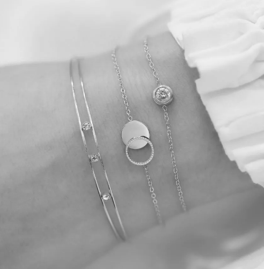 ZAG Bijoux armband Luna zilver