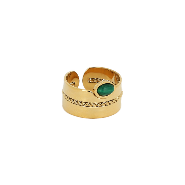 Zag Bijoux ring Sicilia groen