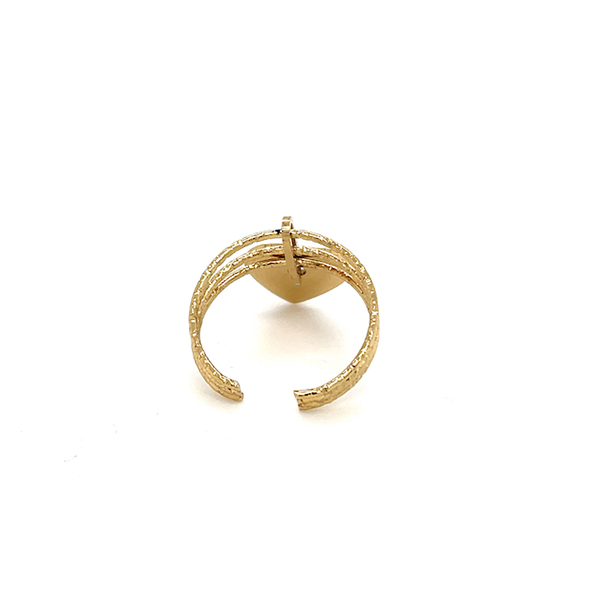 Zag Bijoux ring Hartje goud