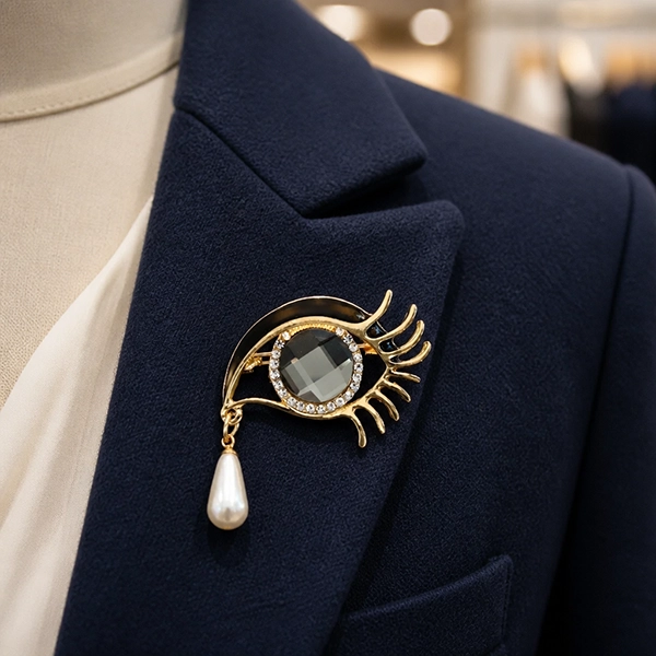 Broche Strass Eye