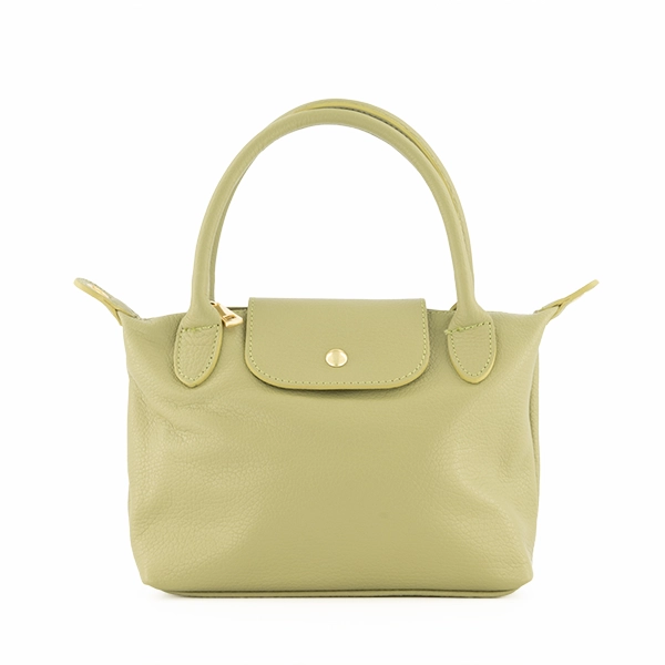 Leren schoudertas Chantal groen