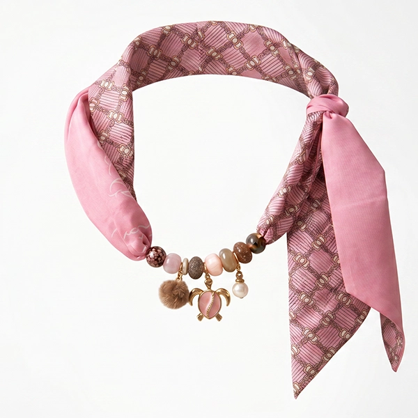 Sjaalketting Chain roze