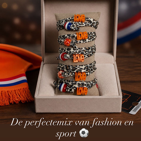 Love Oranje WK armbandje