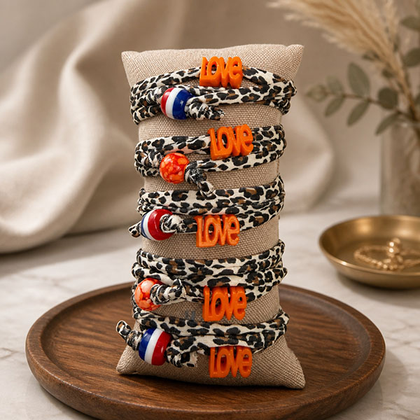 Love Oranje WK armbandje