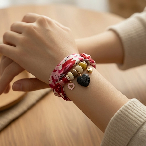 Sjaalketting Red Love