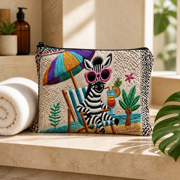 Toillet tasje Zebra