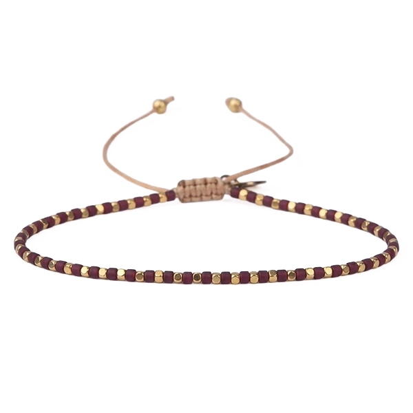 Meet Coco armband Renee burgundy
