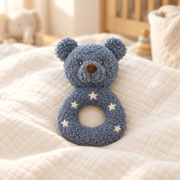 VIB® Rammelaar Teddy blauw