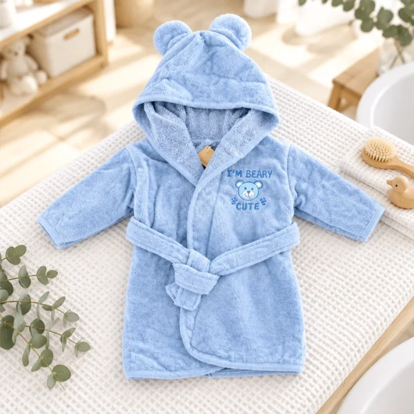 VIB® I’m BEARY cute Badjas blauw