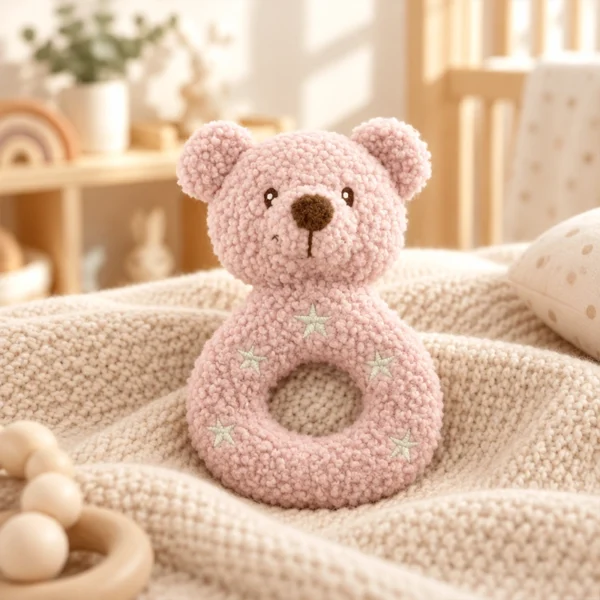 VIB® Rammelaar Teddy roze