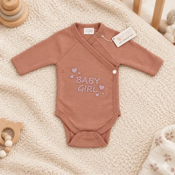VIB® romper Baby girl oud-roze