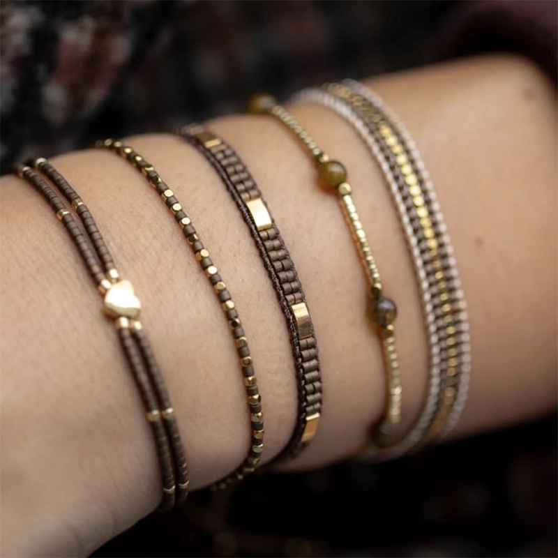 Meet Coco armband Aya bruin - Afbeelding 3