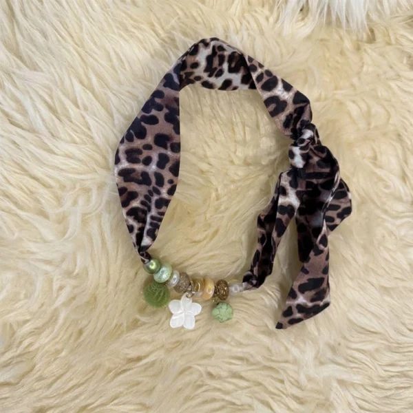 Sjaalketting panther green 2