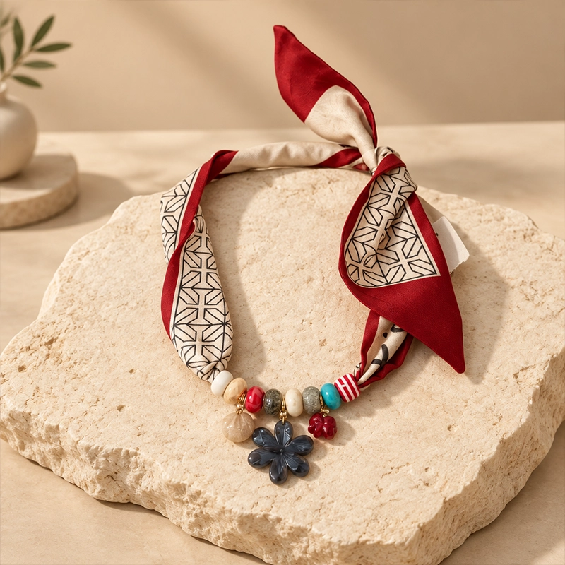Sjaalketting Red Elephant