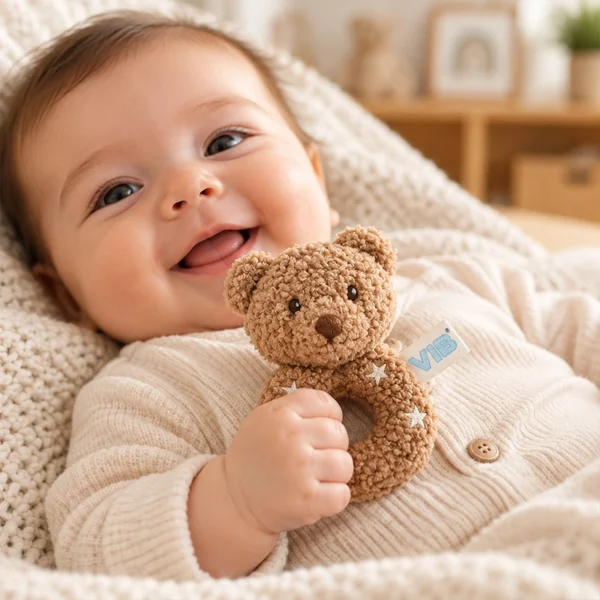 VIB® Rammelaar Teddy bruin