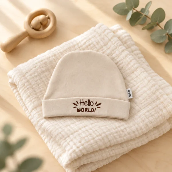 VIB® muts Hello World beige