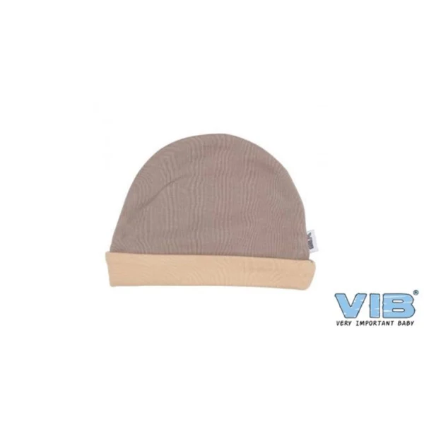 VIB® mutsje beige bruin uni
